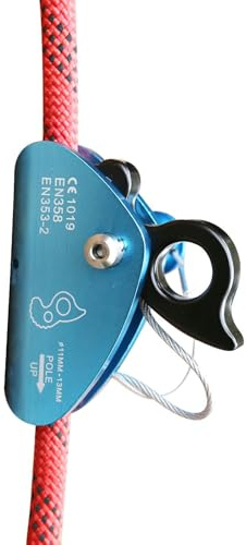 Seilgreifer -Ascender -Gerät - starkes Belay -Tool, Sicherheitsgriff, kompaktes langlebiges Design, glatte Funktion | Perfekt für Höhlen, Klettern, Bergsteigen, Baumpflegeraufgaben, Baumexpedition, Re