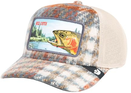 Goorin Bros. The Farm All Over Canvas Adjustable Trucker Hat Baseball Cap Unisex-Erwachsene, grau, One size