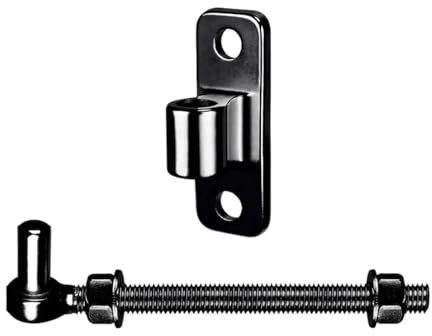 1 Packung Mehrzweck-J-Bolzen-Scharniere (6/8/10 Zoll) For Garten- Und Hoftore Aus Holz, Gefertigt Aus Edelstahl, 425C9CC300190(10 inches)