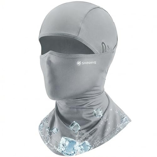 ShinHye Sturmhaube Motorrad Sommer - Sturmhaube Motorrad für Damen und Herren, Kühlung Sturmmaske Atmungsaktiv Balaclava für Outdoor Sports Radfahren, Fahrrad