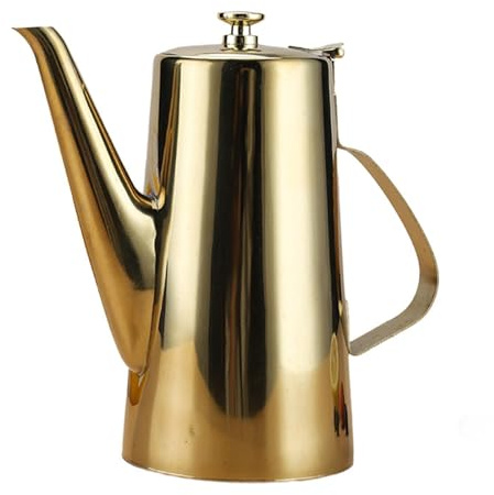 Zanthicia Tetera con hojas de té en forma de barril agua. Prepare y sirva fácilmente bebidas calientes o frías para deleitar a sus invitados. Cafetera grande con hielo. Jarra.
