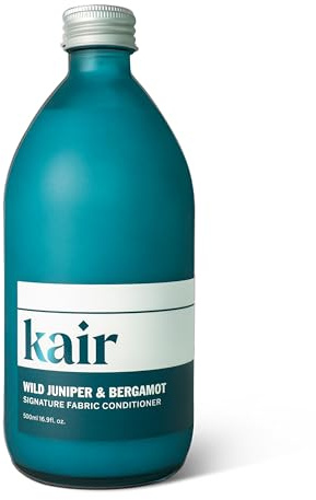 Kair Signature Fabric Conditioner - Wild Juniper & Bergamot | Plant-Based Fabric Softener, 16.9 Fl Oz, Vegan, Cruelty-Free, Biodegradable, Anti-Static Softens & Protects Fibers