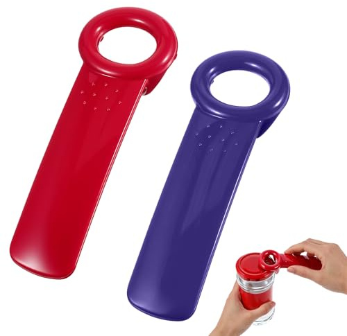 2 Stück Deckelöffner Glasöffner,Deckelöffner für Schraubgläser