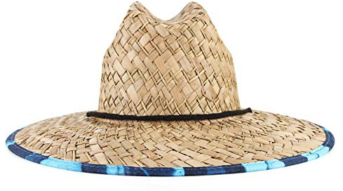 GEMVIE Sonnenhut aus Stroh, für Herren, breite Krempe, Sommer, Unisex, für Camping/Angeln/Garten, Panama, Beige One size