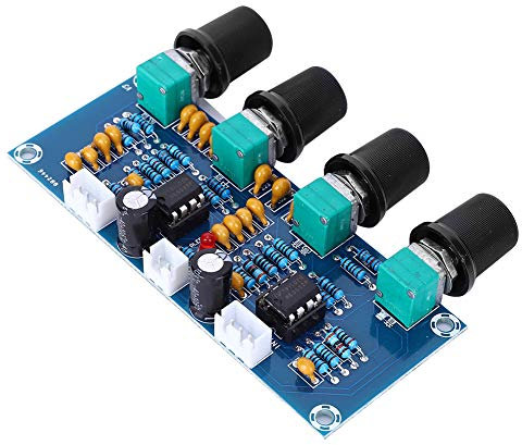 Scheda dell'amplificatore di potenza digitale, amplificatore stereo audio wireless per altoparlanti fai-da-te Regolazione dei bassi medi a 2 canali audio