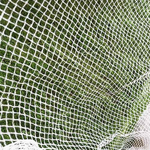 LFFH Filet de Jardin, Maille de 0,8 cm empêchant Les débris de grêle et Les Feuilles mortes, Parfait comme Filet de Jardin et Filet de Protection,Blanc,6m(W) X1.6m(L), White Blanc