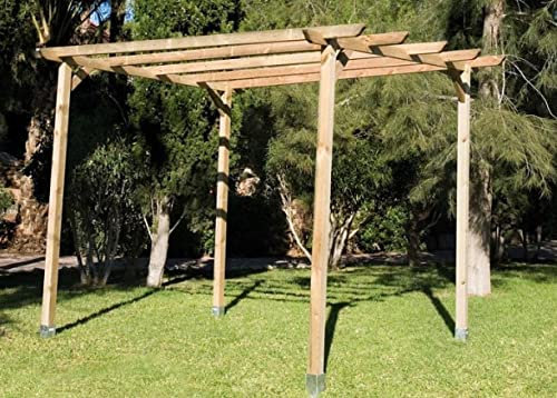 IBEROGARDEN PERGOLA DE Madera Extra (360CMX360CMX250CM)