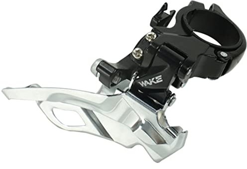 Front Bike Derailleurs 3 Speed Clamp On Top Bottom Pull Front Derailleurs Compatible with top or Bottom Routing for Mountain Bike Road Bicycle MTB BMX with Adjust Clamp Size 31.8mm 34.9mm