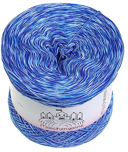 Farbverlaufsgarn Meliert 300g - 1140m 4 fädig Bobbel Wolle handstrickgarn stricken bubble häkeln (Frostig)