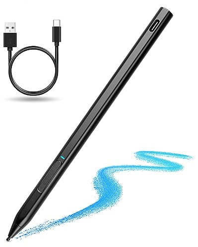 Stylet USI 2.0 pour Lenovo Duet 3 Chromebook Ideapad Pen | Crayon sensible pour Lenovo Chromebook Duet, HP Chromebook X360, tablette Google Pixel, noir