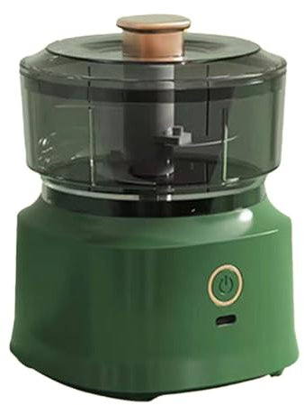 Tissting Picadora Electrica, 110W Picadora de Carne con 3 Cuchillas de Acero Inoxidable, Verde Picadora de Alimentos Trituradora de Cocina Eléctrica para Frutas Verduras Carne Especias