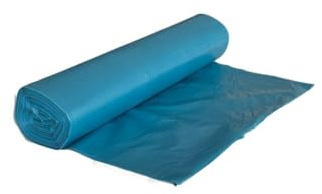 Hepsini 100 Stück stabile blaue Müllsäcke 120 Liter reißfest 70cm x 110cm Mülltüten große Tüte extra starke Beutel Sack Abfallsäcke