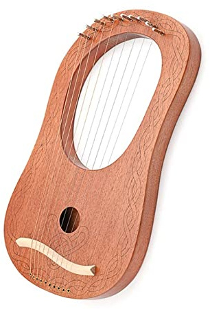 LJPZYOY Harfen Professionelle Leier Harfe Holz Mahagoni Harfeninstrument Mit Stimmwerkzeug