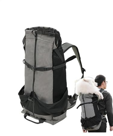 Hundetransporttasche – Rucksack für Haustiere | Hundetransportrucksäcke mit großer Kapazität, Anti-Pick-Haustier-Rucksack, atmungsaktiver Haustier-Rucksack
