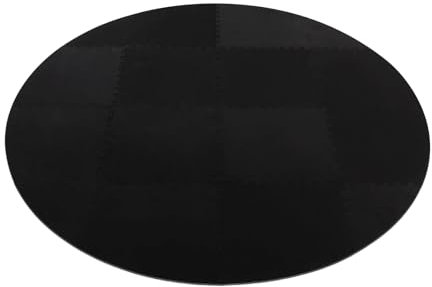 Eva Whirlpool-Matte, 196x196 cm (77,17 Zoll), rutschfest – Puzzle-Matte für Pool, Badewanne & Dusche, wasserdicht, wärmeisolierend, einfach zu reinigen, schwarz