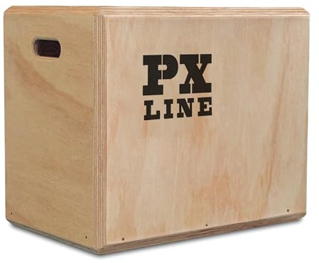 PLYOBOX LINE – Plyo Box Artigianale in Legno 3 in 1 - Già Montata - Box Pliometrico Home Gym e Palestra - Box Jump per CrossFit, Salto, Functional Training – Made in Italy