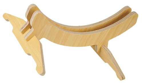 GARVALON Holz Fahrradständer Höhenverstellbar Stabiler Bike Stand Hinterrad Unterstützung Für Mountain Und Klappräder Praktischer Fahrrad Parkständer Für Innen Und Außen