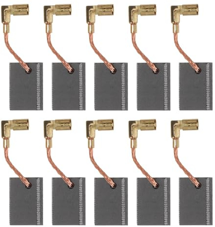 QUARKZMAN 10 Piezas Escobillas De Carbón 16mm x 11mm x 5mm | Herramienta Rotativa, Máquina De Cortar Pulidora, Escobillas Para Amoladora 9553#, Pieza De Repuesto Para Motor Eléctrico