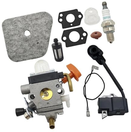 DHSCNOZ Kit de Filtro de Bobina de Encendido de carburador, repuestos de reparación de cortacésped, Apto for FS87 FS90 FS100 HL100 HL95 KM90 HT100 KM100 KM130