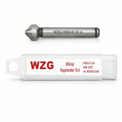 Kegelsenker HSS-E Co 5% 90° – 6,3–31 mm – Entgrater Senker für Metall & Edelstahl – einzeln oder Set Achtung: bitte in der Auswahl Größe/Stückzahl wählen (10,4mm)