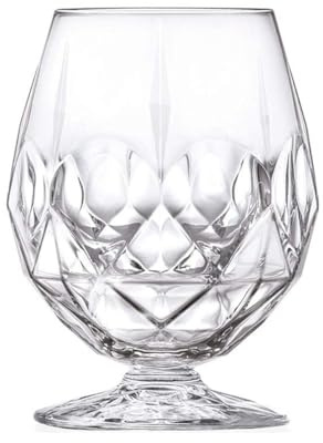 Huba Brandy Glass Snifter Glass for Bartender, Bars, Restaurants and Home Use, 532ml
