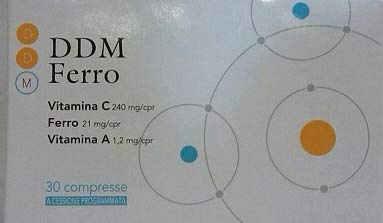 Integratore Alimentare Di Ferro Ddm Ferro 30 Compresse
