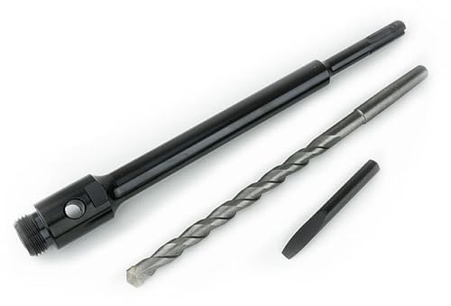 Mexco 250mm SDS Adaptor Drift Key and A-Taper Guide Rod – Quality Steel Construction for Diamond Core Drills