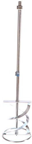 Geko G00671 Mélangeur à hélices pour mortier Pm-01 140 mm x 600 mm M14, Argent
