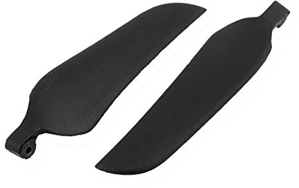 Aexit Pair RC Electrical equipment Glider Plane Black Plastic Folding Propeller Vanes 4.5 x 3inch