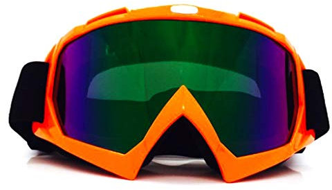 Dear, you Staubdicht,beschlagfrei und Sand sichere Schutzbrille,Helm montierte Außenbrille,Motorradausrüstung Langlaufski Brille,Q