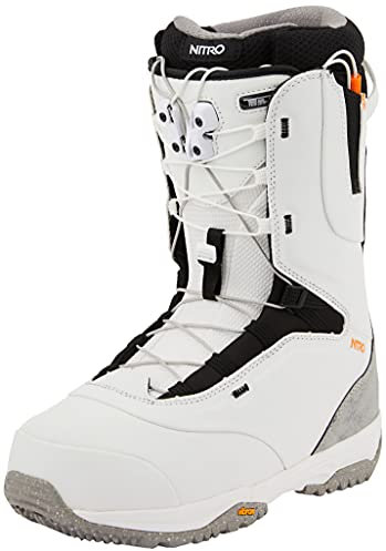 Nitro Snowboards Venture Pro TLS Botas de Snowboard, Hombres, Off White-Black, 44