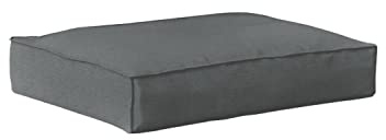 chilly pilley Palettenkissen Sitzkissen Gartenkissen Palettenpolster Palettenauflage Sitz Sofaskissen Garten Kissen Abnehmbar Waschbar Keder Naht (70x80x15, Grau)