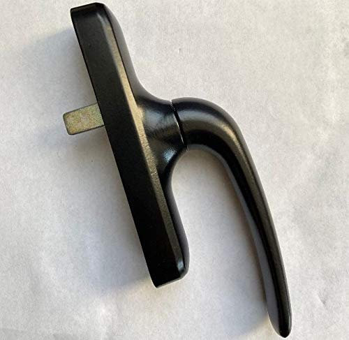 Maniglia Cremonese universale PER ANTA RIBALTA interna finestre porte (nero)