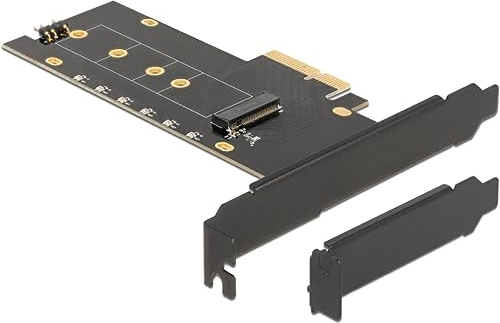 Delock PCI Express x4 Karte zu 1 x intern NVMe M.2 Key M mit Kühlkörper