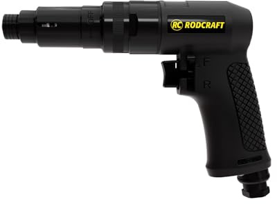 Rodcraft RC4710 Druckluft-Drehschrauber, 1/4 | 2-6 Nm Drehmoment, 2000 U/min, 1/4 Innensechskant. Ideal für präzise Montage- und Schraubarbeiten