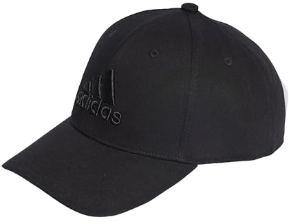 Adidas Unisex Big Tonal Logo Baseball Cap, Black, S