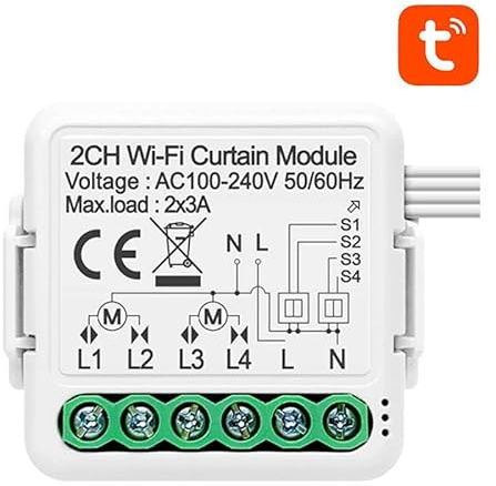 Avatto N-CSM01-2: Smart WiFi rullgardinskontroll