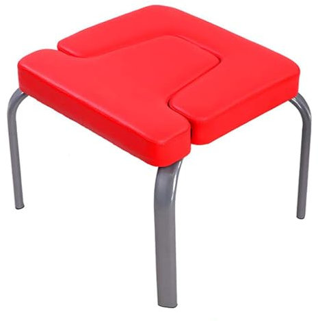 Kopfstandbank Sport Balance Bank Yoga Asana Übungsstuhl Meditationsbank Handstandstuhl für ältere Menschen Maximale Unterstützung 150 kg,Red