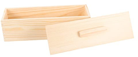 PRETYZOOM Holz Kastenform Für Haushalt Antihaftbeschichtete Toastform Brotform Für Küche Backform Mit Deckel Praktische Toastformen Für Backen Von Kuchen Und Brot