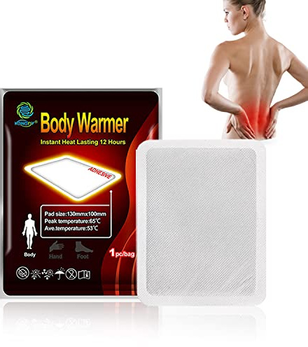 KONGDY 20 Pack Heat Patches Body Warmers, Disposable Heat Therapy Patches Instant Heating Pad,Hot Patches Body Warmer Lasting up to 10-12 Hours