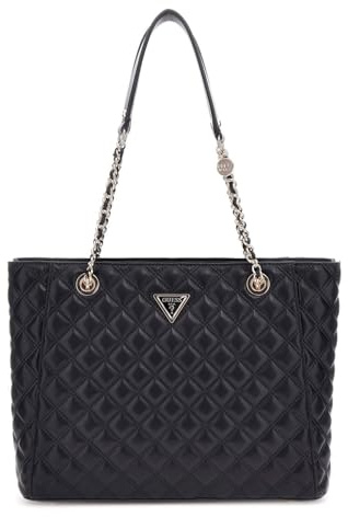 Borsa donna a spalla Guess Giully large Tote ecopelle black B25GU152 QG874823 Grande