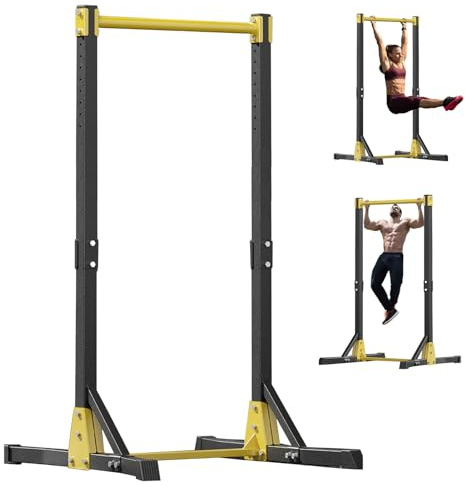 ehozirta Tragbare Klimmzugstange, freistehende Klimmzugstange, Klimmzugturm mit 11 Höhenstufen, freistehende Klimmzugstangen für das Heimfitnessstudio, Klimmzugturmstation 180 kg