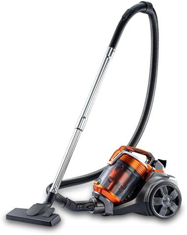 EagerMinds Aspirateur sans sac, moteur à faible consommation, puissance 3600W, 15000pa aspirateur filaire portable, aspirateur à traîneau silencieux pour tapis, sols durs, poils d'animaux