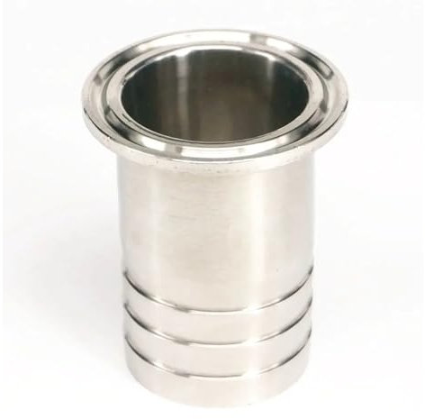 DSZUJTYROP Fit Tube I/D 45mm Tube x 64mm Ferrule O/D 2 Tri Clamp 304 Stainless Steel Ferrule Clamp Pipe Fitting