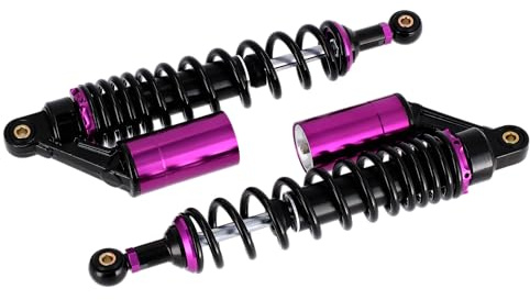 Set: Tuning-Federbeine 360mm, mit externen Ausgleichsbehälter, Schwarz/Vi