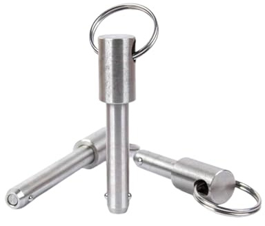 1 Stück Durchmesser 5mm Kugelkopf-Sicherungsstift, Klemmlänge 35mm Edelstahl-Schnellspannstift für Formen und Vorrichtungen