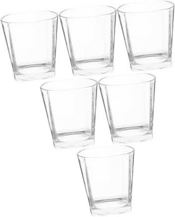 OSOLADY 6pezzi Bicchieri Per Whisky Eleganti Bicchieri Per Liquori Birra e Cocktail Capacità Per Occasioni Speciali e Uso Quotidiano