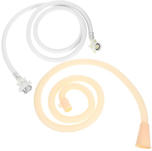Washing Machine Water Inlet Hose Drain Hose Pvc White | Quick-connect Interfaces, Tool-free Installation, Automatic Washer Use, User-friendly Connectors