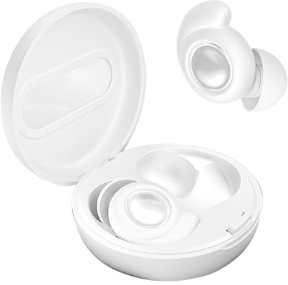 Sucritude Auricolari Per Dormire - Cuffie Per Sonno - Auricolari Antirumore Comodi Per Russare Aereo Meditazione Viaggio