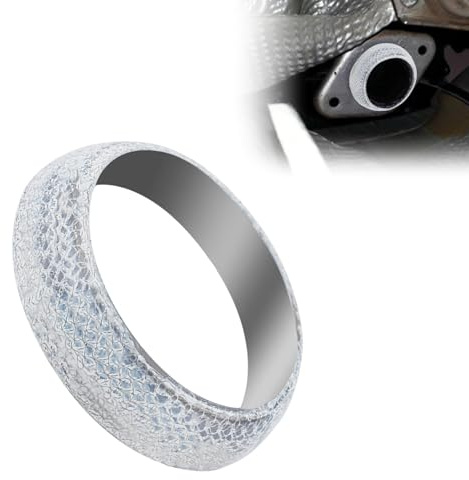 Car Exhaust Manifold Gasket 48mm,Exhaust Flange Seal Donut Ring Muffler,Universal Muffler SealerDonut,Graphite Donut Gasket to Prevent Leak Noise for Car,SUV,Truck,RV (60mm)